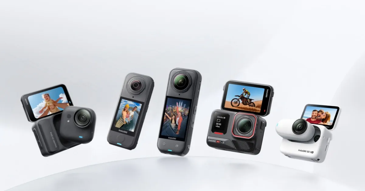 คอลเลกชันกล้องแอคชันแคมและแกดเจ็ตจาก Insta360